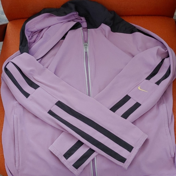 Nike Tops - 2/$30 lavender nike dri-fit zip up sweatshirt
